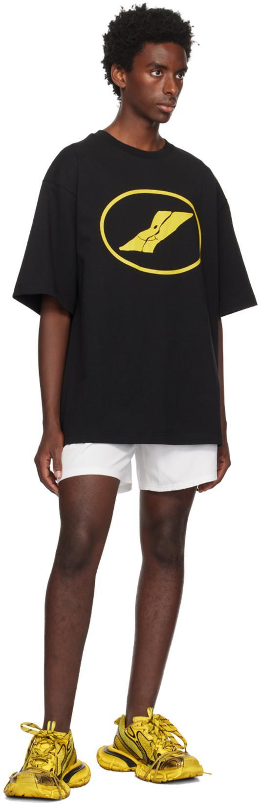 BALENCIAGA 3xl Distressed Mesh And Rubber Sneakers In Yellow