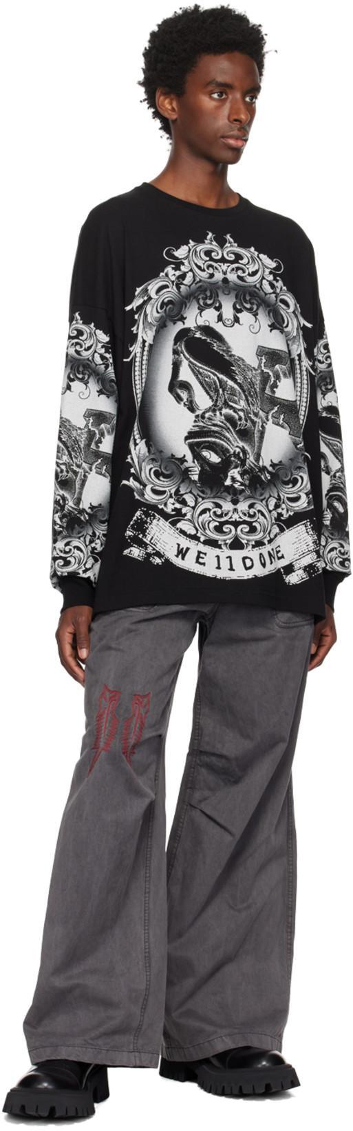 BALENCIAGA Tractor Bootie L20 Leather Boots In Black