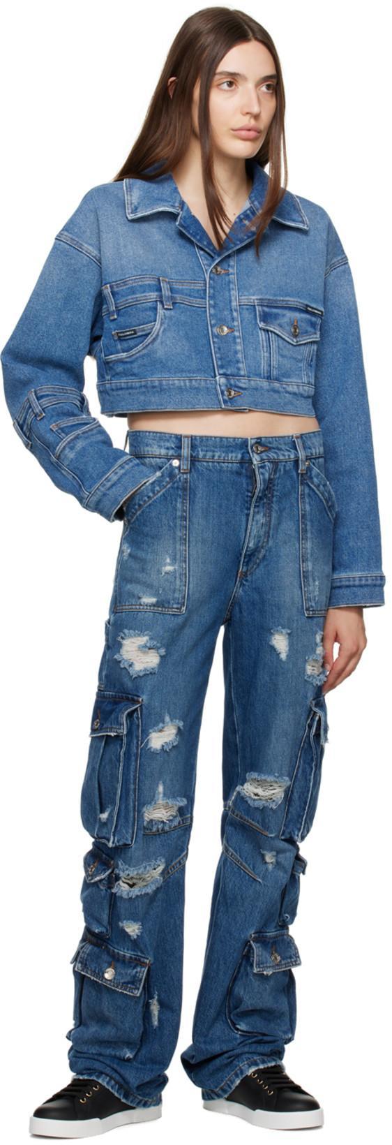 DOLCE & GABBANA Denim Jacket In Variante Abbinata