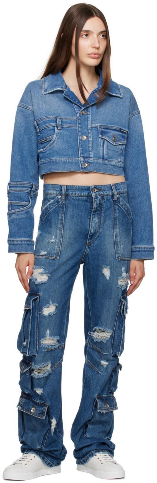 DOLCE & GABBANA Denim Jacket In Variante Abbinata