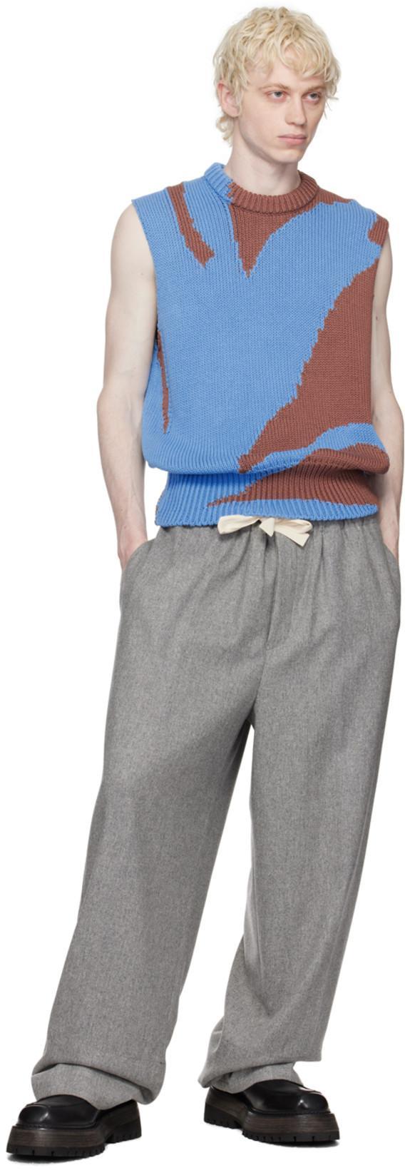 JIL SANDER Colorblock Vest In Multicolor