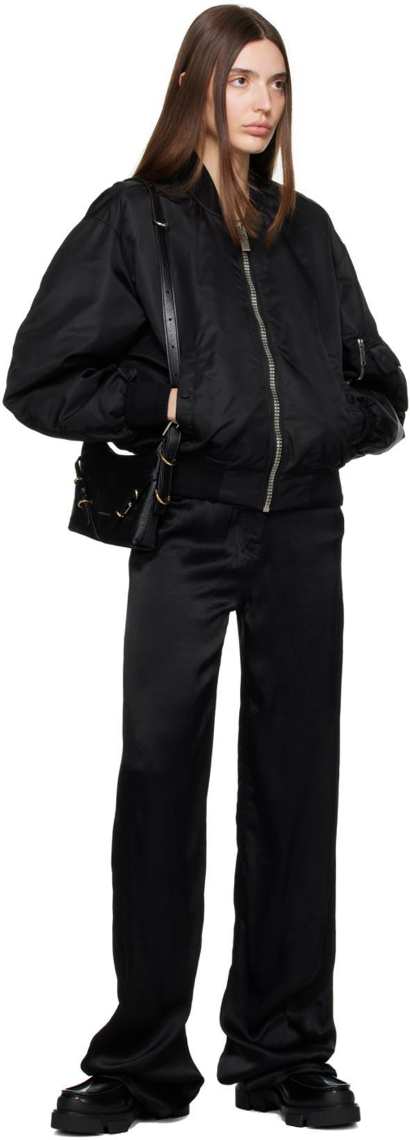 GIVENCHY Leather Terra Loafers With Front Monogram In Black