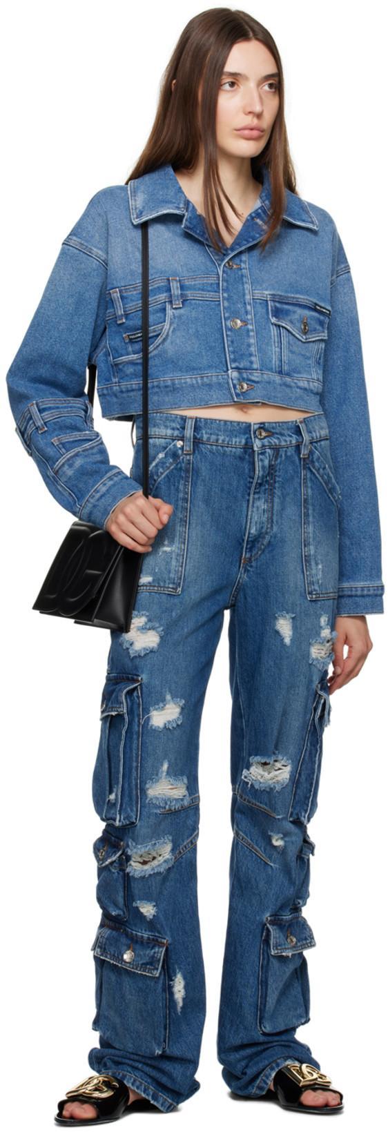 DOLCE & GABBANA Denim Jacket In Variante Abbinata
