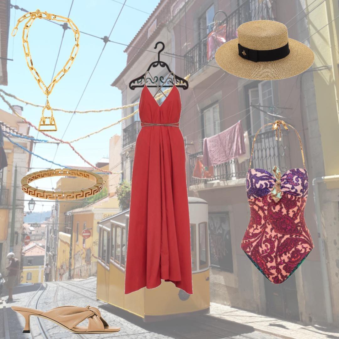 GUCCI Alba Embellished Woven Lamé Boater In Gold