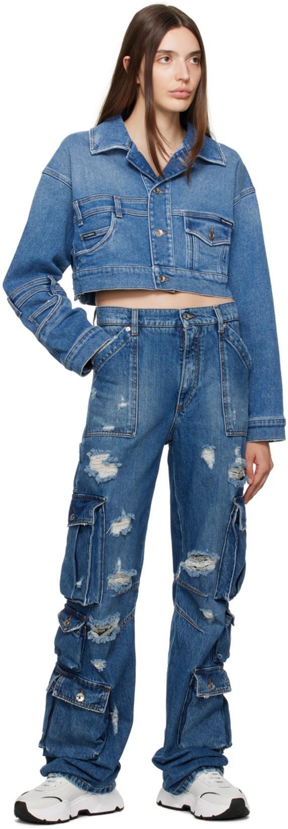 DOLCE & GABBANA Denim Jacket In Variante Abbinata
