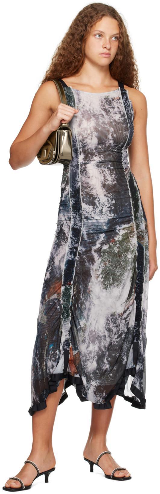 DIESEL Metallic Cross Body Bag In Multi