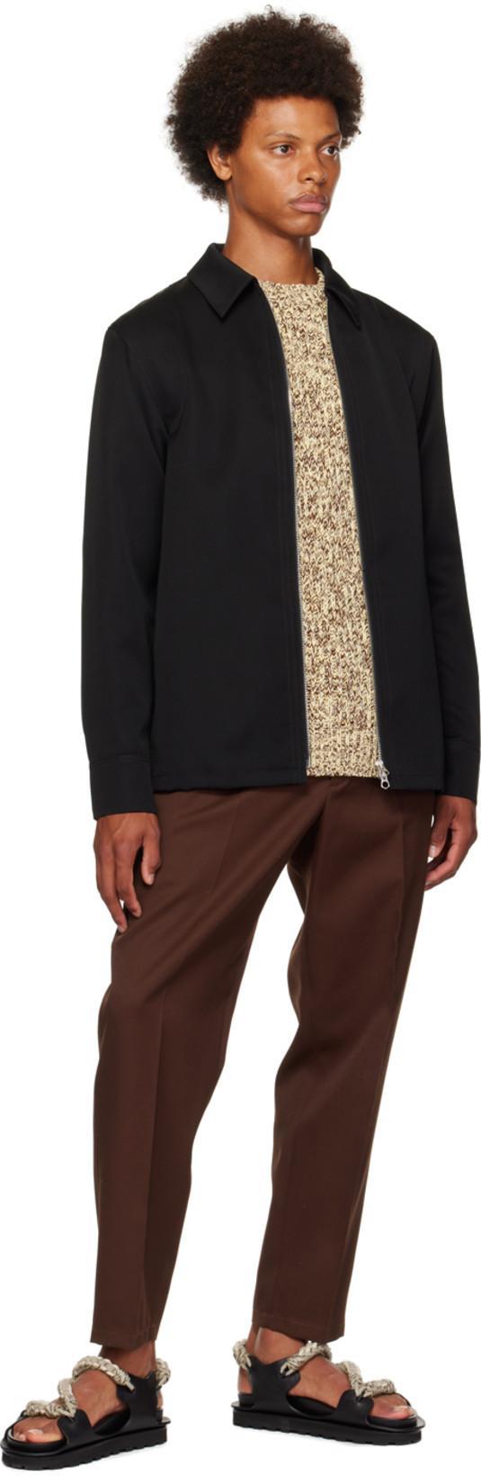 JIL SANDER Straight Plain Jacket In Black