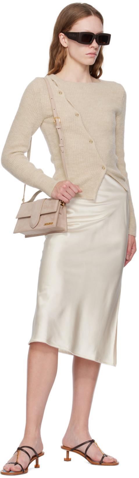 JACQUEMUS Open Toe Brown Sandals In Multicolor