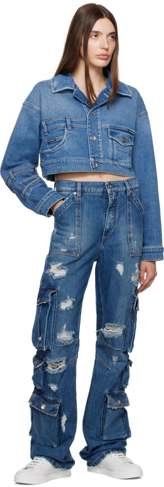 DOLCE & GABBANA Portofino Logo-tag Leather Sneakers In White