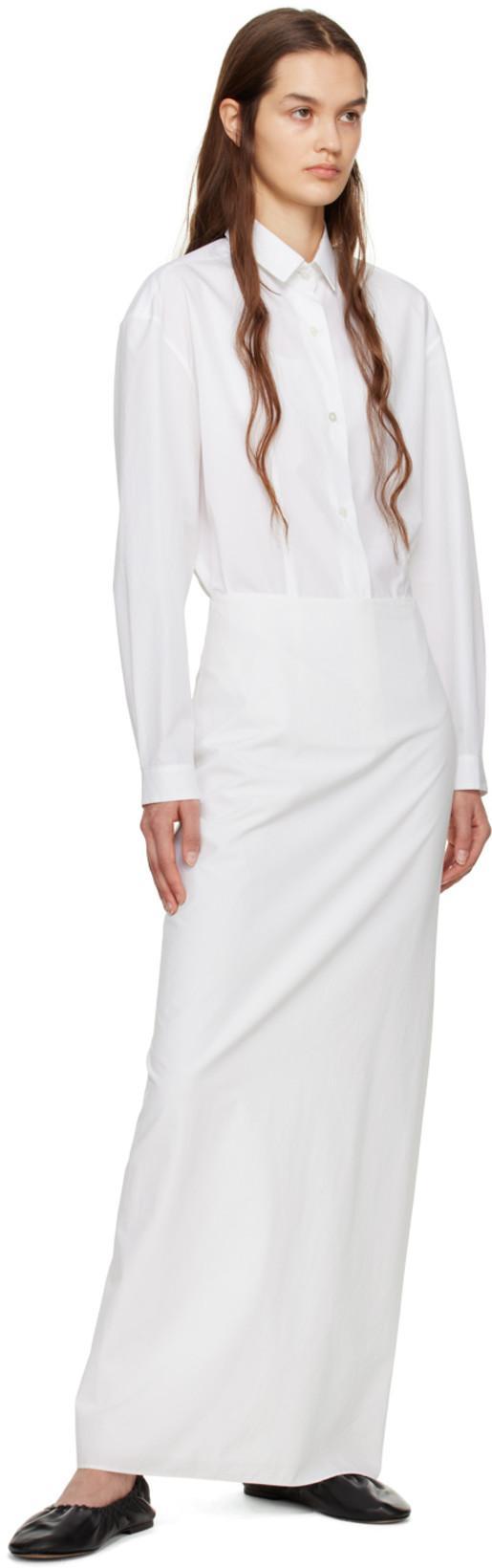 THE ROW Glove Calfskin Ballerina Flats In Black