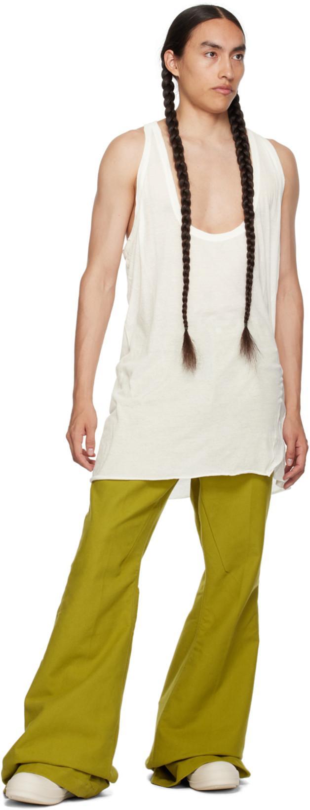 RICK OWENS Yellow Bolan Jeans In 32 Acid