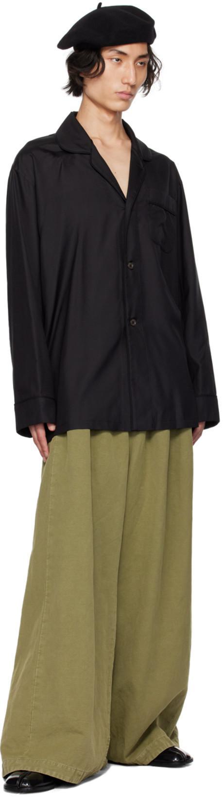 MAISON MARGIELA Black Tabi Moccasin