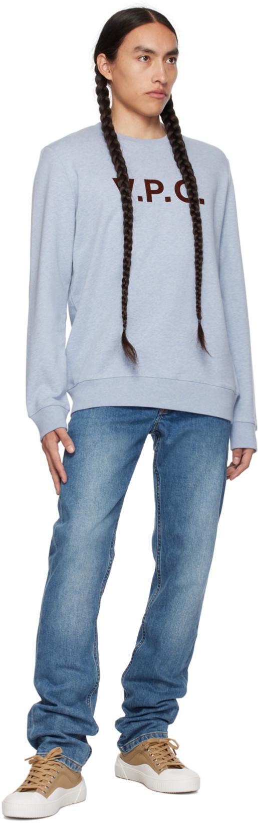 APC A.p.c. Straight Leg Jeans In Blue