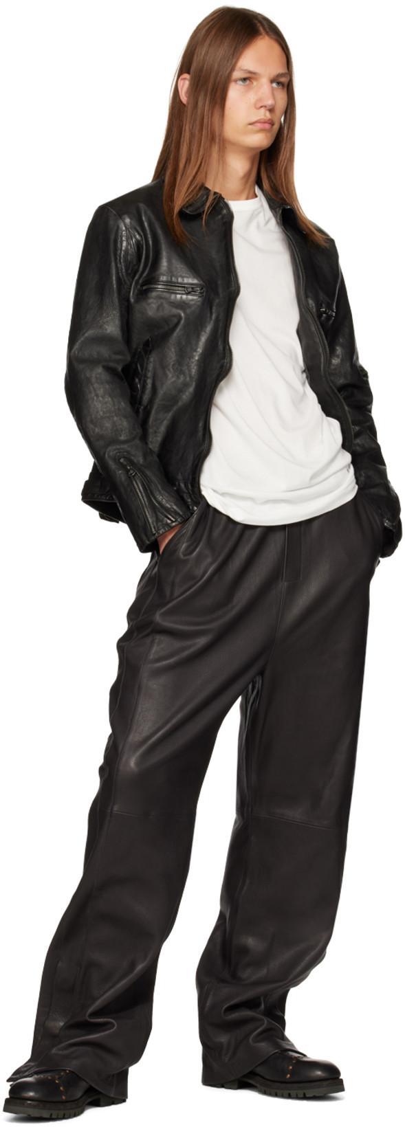 YOHJI YAMAMOTO Drop-shoulder Long-sleeved Cotton T-shirt In White