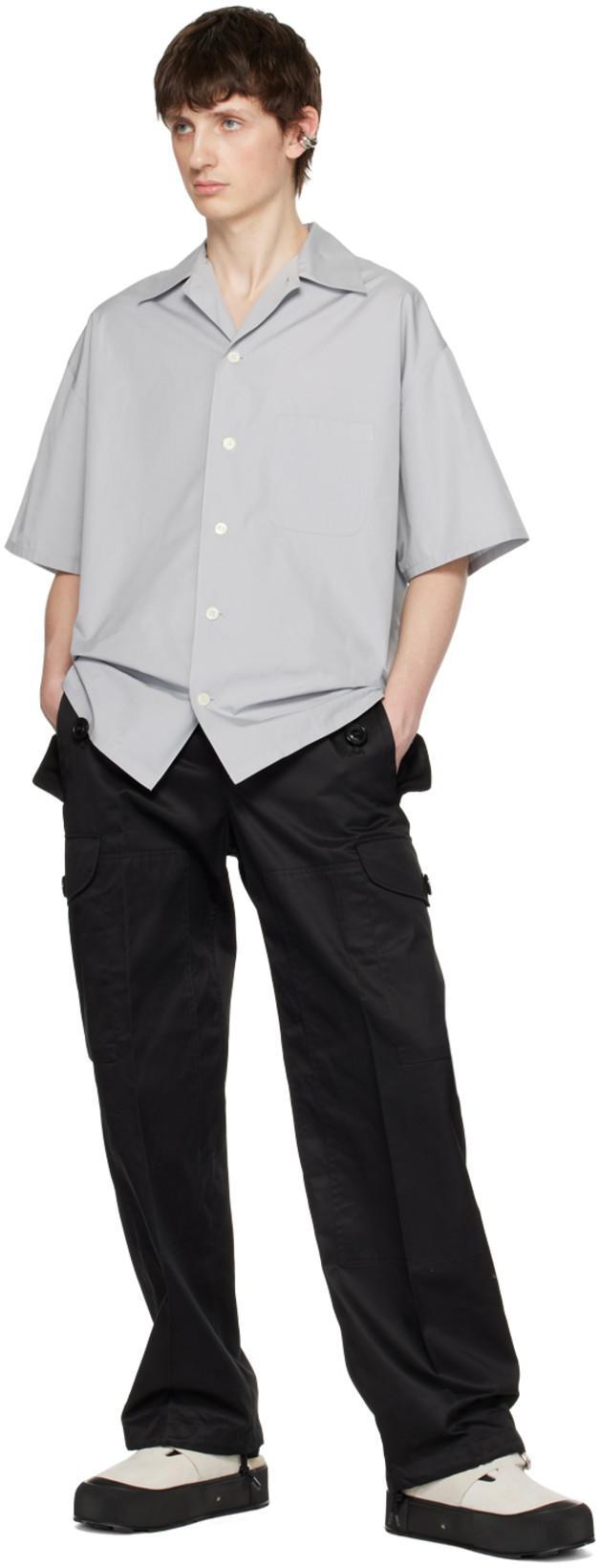 ALEXANDER MCQUEEN Cotton Cargo Pants In 1000 Black