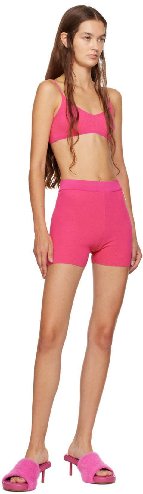 JACQUEMUS Argilla 55 Mules In Pink