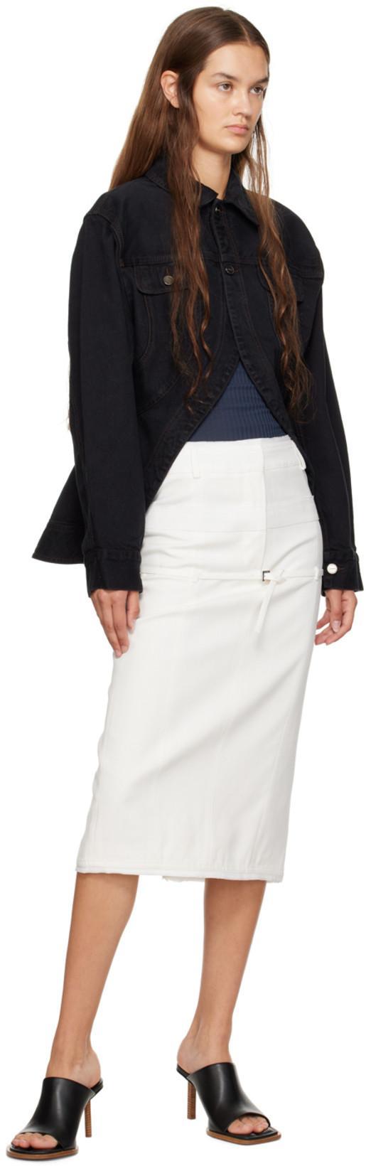 JACQUEMUS Black Le Chouchou 'la Veste De Nîmes Caraco' Jacket