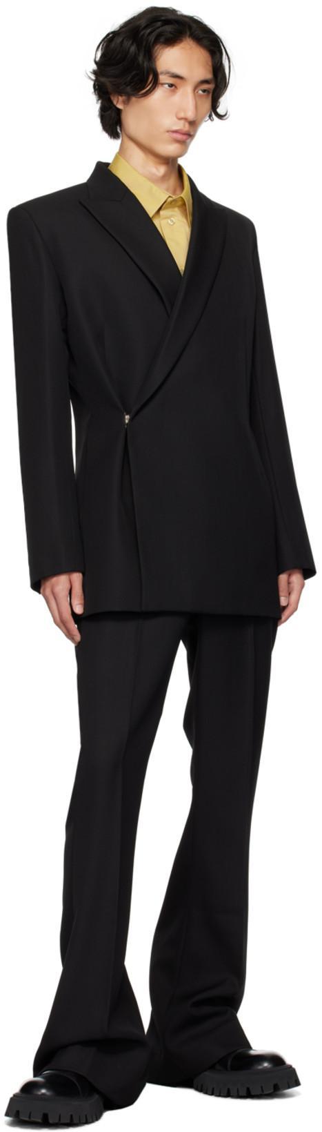 BALENCIAGA Tractor Bootie L20 Leather Boots In Black