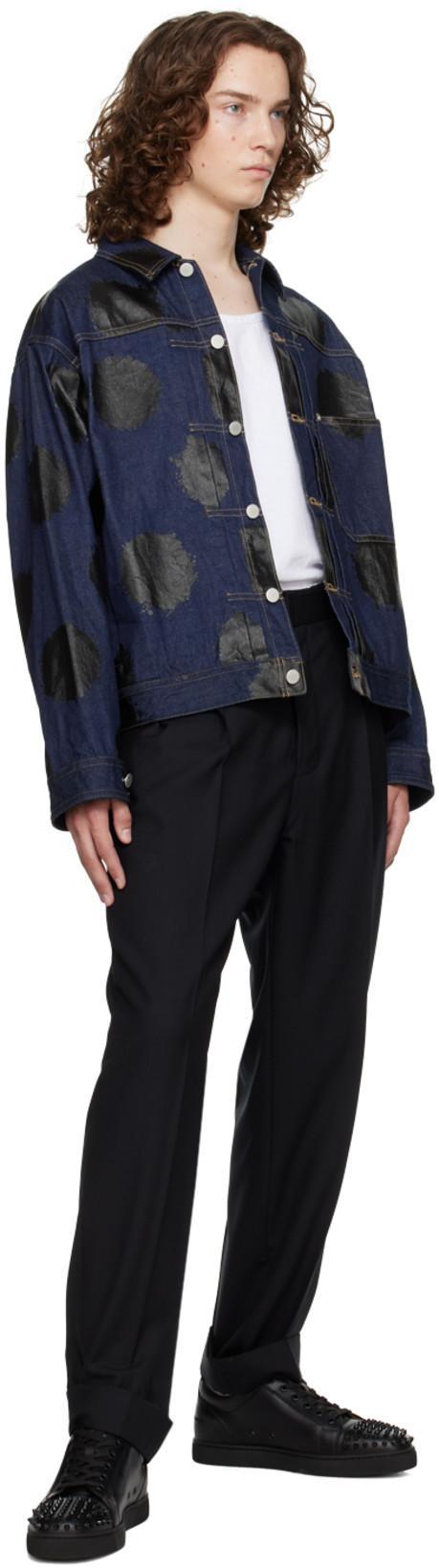 CHRISTIAN LOUBOUTIN Louis Junior Spikes Cap-toe Leather Sneakers In Black