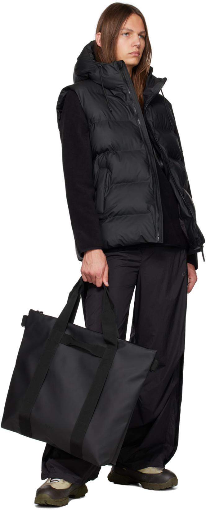 RAINS 2 Way Tote Backpack Mini W3 Backpack In Black