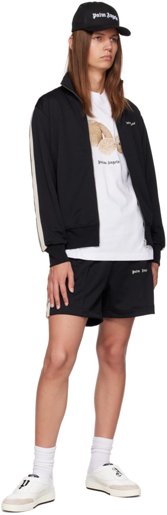 PALM ANGELS Jacket With Embroidery In Black