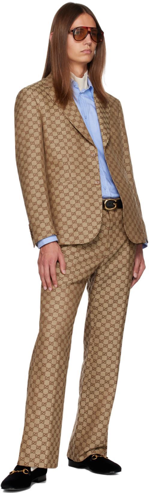 GUCCI Cotton Shirt In Blue