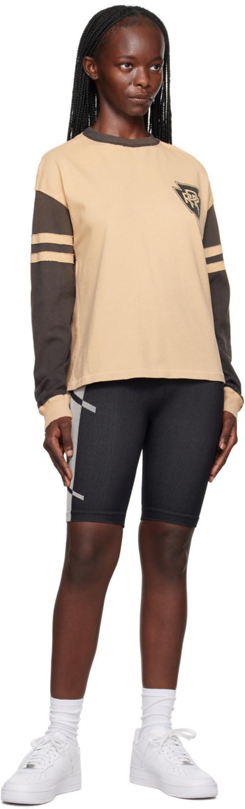 RHUDE Logo-print High-waisted Shorts In Black