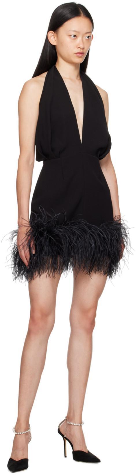 JIMMY CHOO Black Black 85 Mm Saeda Decollete Heels In Black Crystal