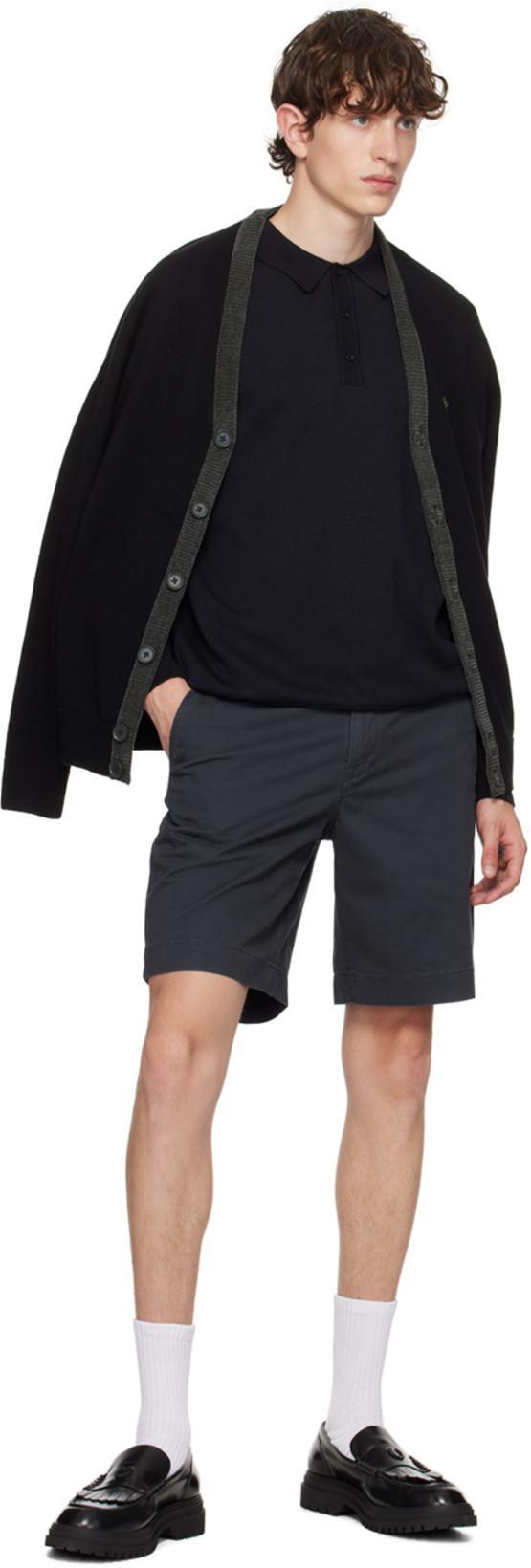 POLO RALPH LAUREN Mens Slim Fit Chino Shorts In Navy In Blue