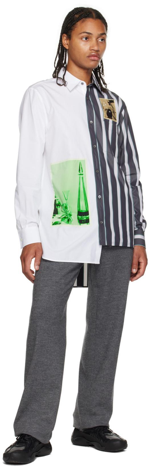 LANVIN Black Polyethylene Athletic Sneakers