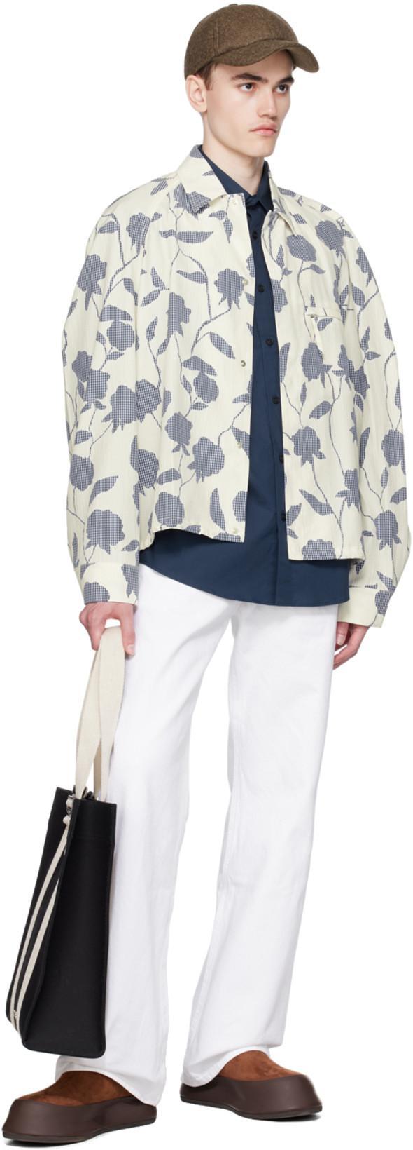 JACQUEMUS White Le Chouchou 'le De Nîmes Suno' Jeans