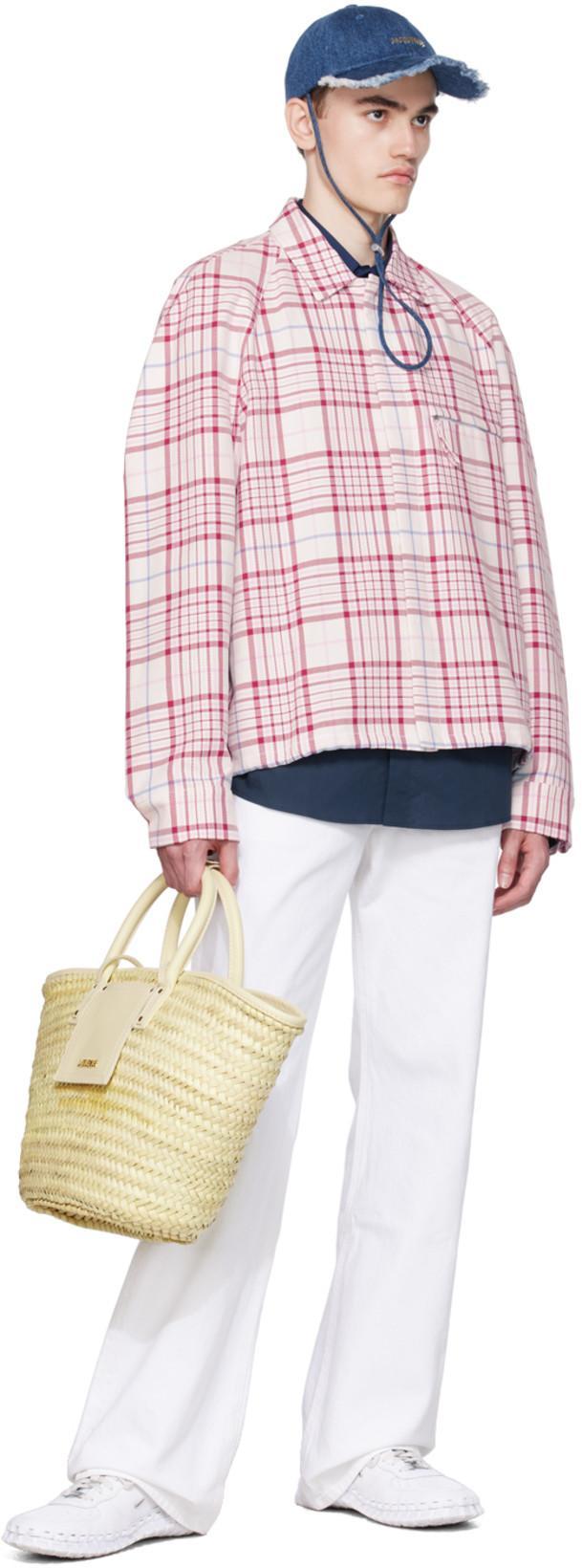 JACQUEMUS White Le Chouchou 'le De Nîmes Suno' Jeans