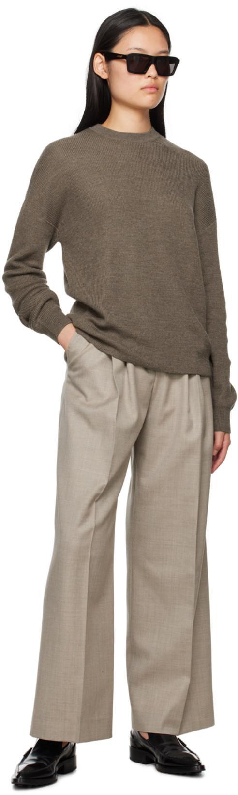 MARK KENLY DOMINO TAN STUDIO Gray Pemma Trousers In Eucalyptus