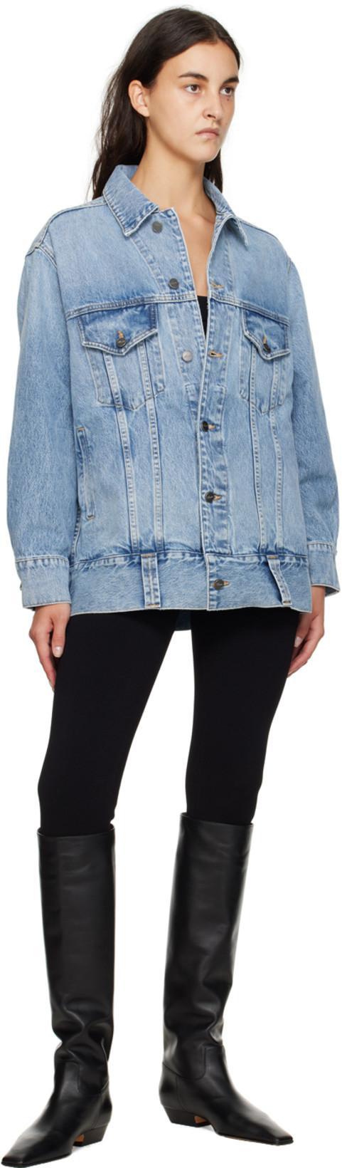 KHAITE Marfa Leather Knee Western Boots In Black