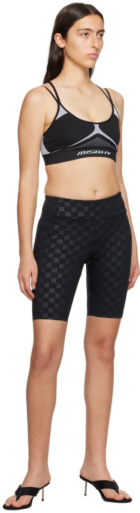 MISBHV Monogram Biker Shorts In Black