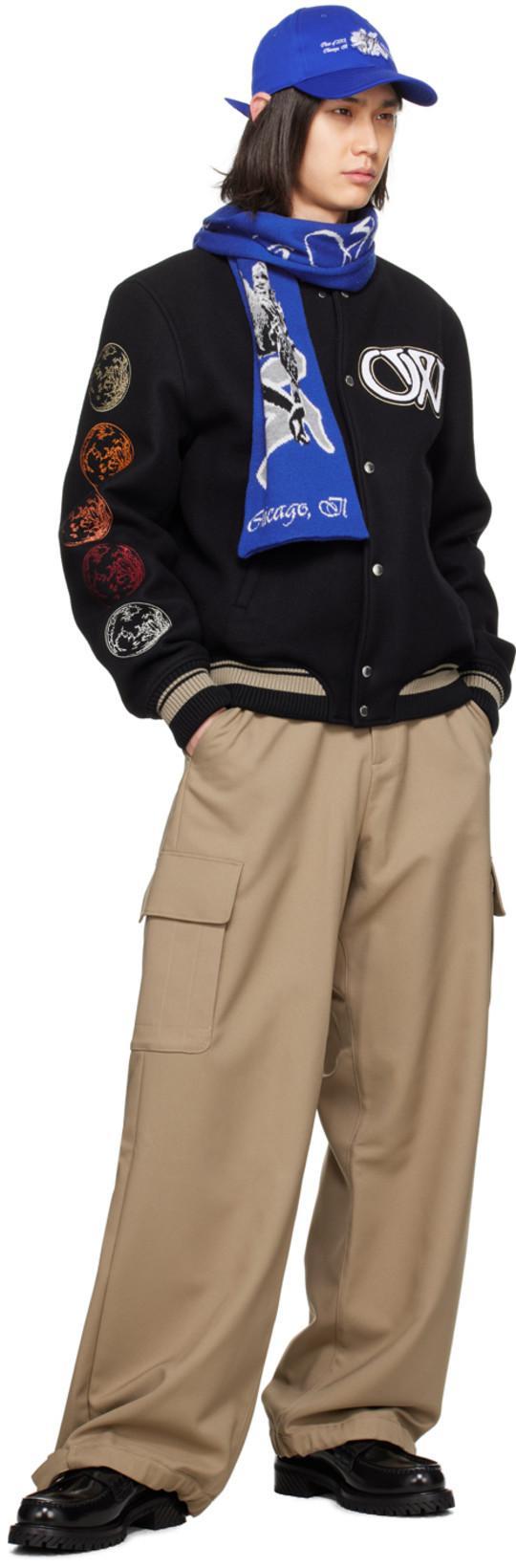 OFF-WHITE Black Cotton T-shirt