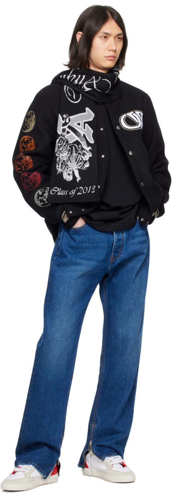 OFF-WHITE Black Cotton T-shirt