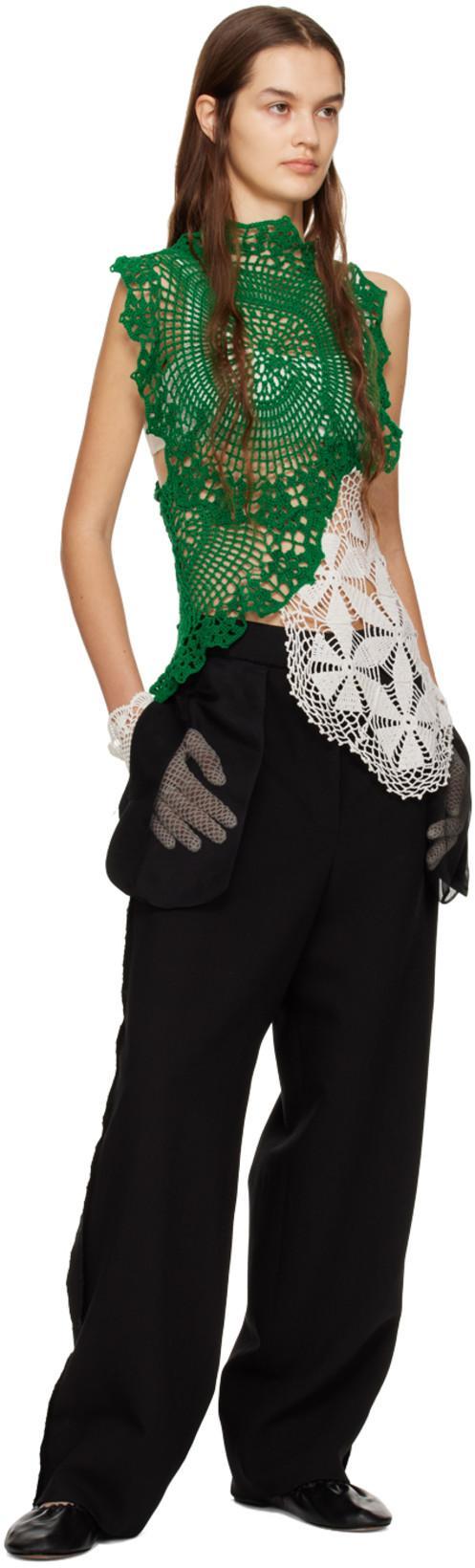 THE ROW Glove Calfskin Ballerina Flats In Black