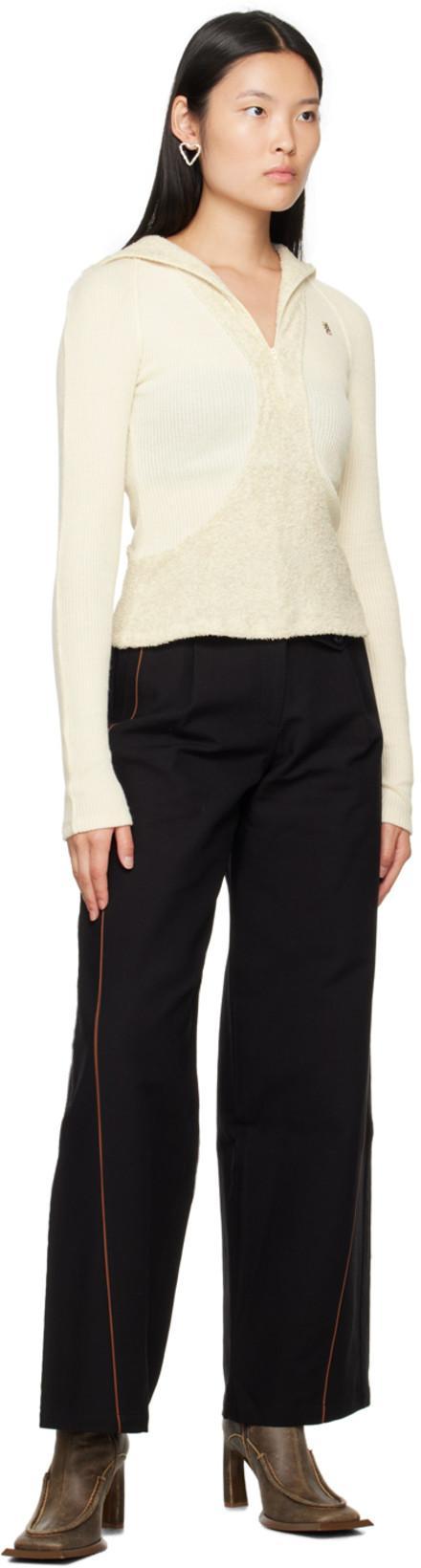 BLEUE BURNHAM Silver Heart Willow Earrings In Recycled Silver 925