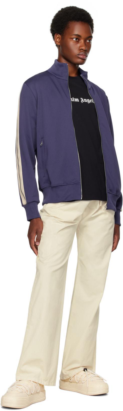 PALM ANGELS Black Cotton T-shirt