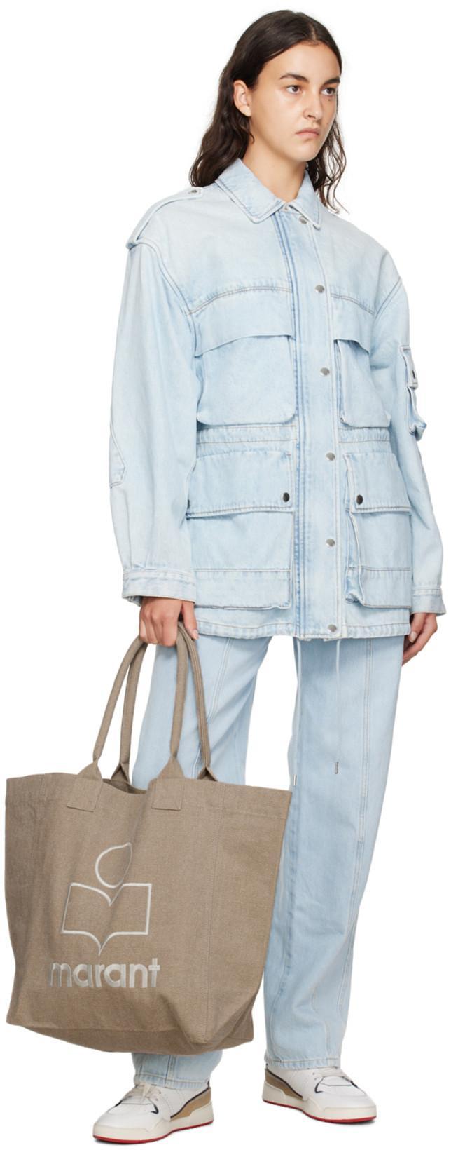 ISABEL MARANT Leather Lace-up Sneakers In White