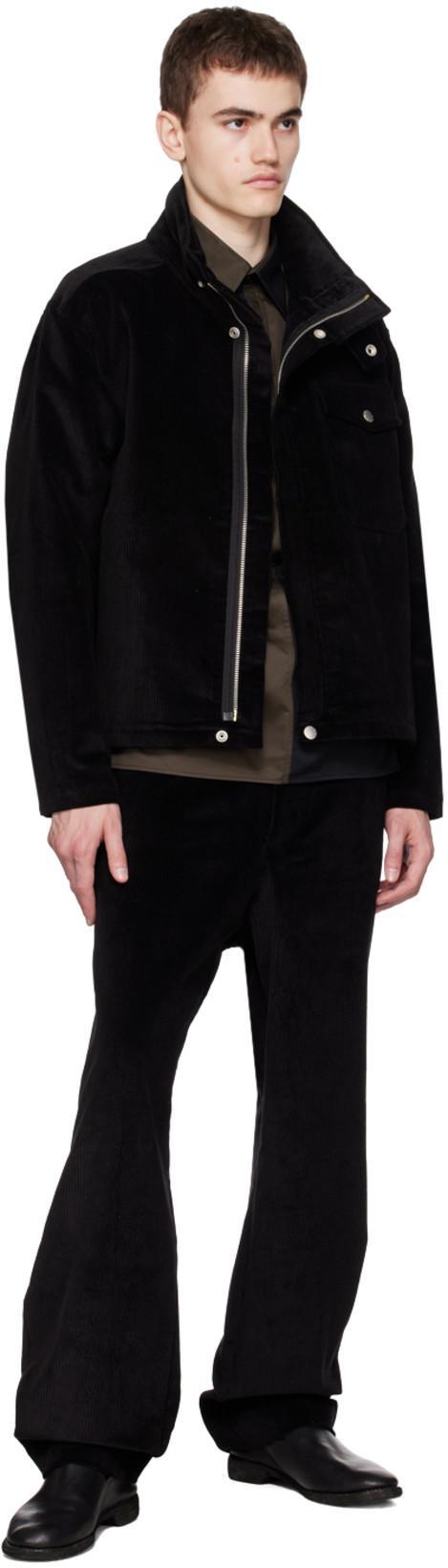 3MAN Black Four-pocket Trousers