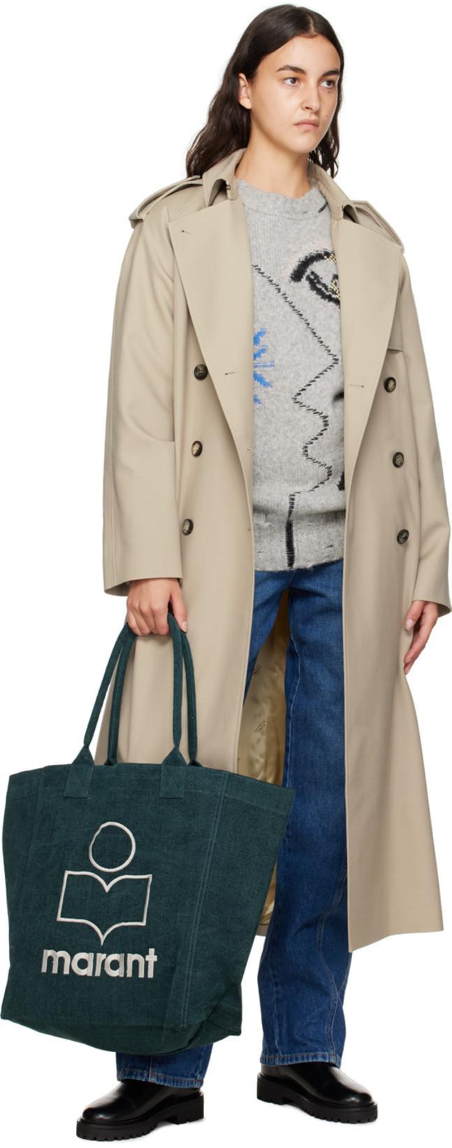 STELLA MCCARTNEY Stella Mc Cartney Folk Artwork Alpaca Sweater In Grey