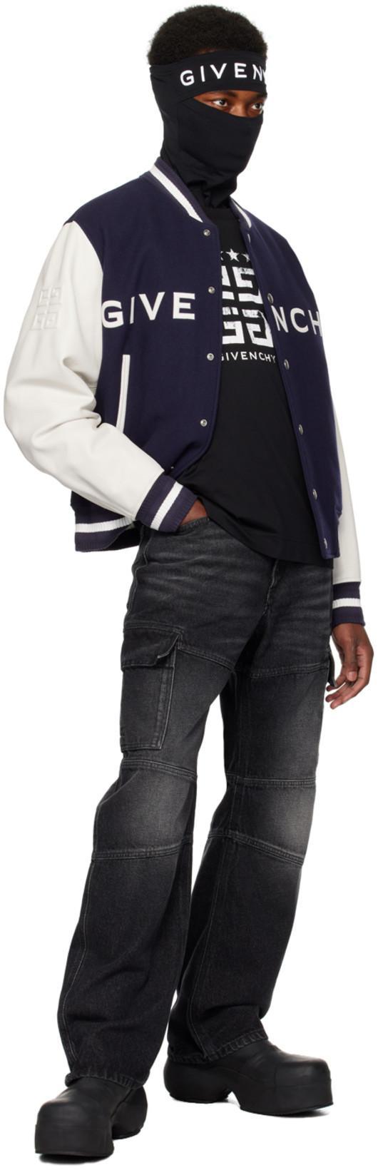 GIVENCHY Black Bomber Jacket