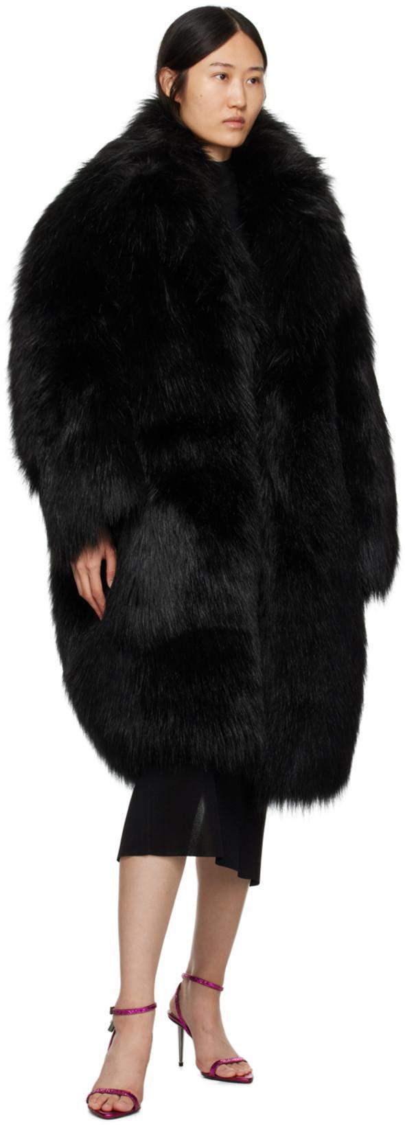 TOM FORD Black Crewneck Maxi Dress In Lb999 Black