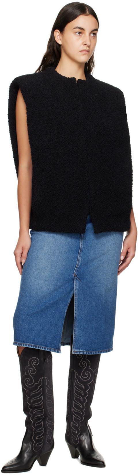 ISABEL MARANT Julicia Denim Midi Skirt In Blue