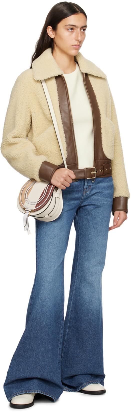 CHLOÉ Chloe' Wide Leg Denim Jeans In Black