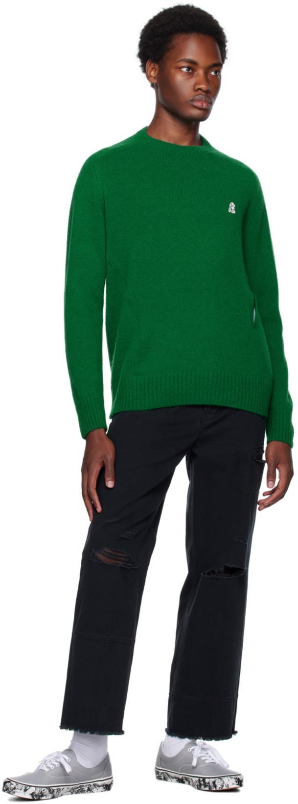 THE SHEPHERD UNDERCOVER Green 'the Shepherd' Sweater
