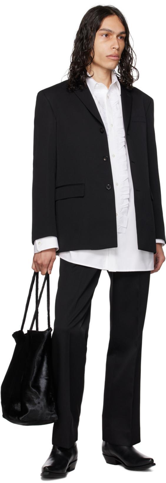 TH PRODUCTS Black Single Blazer