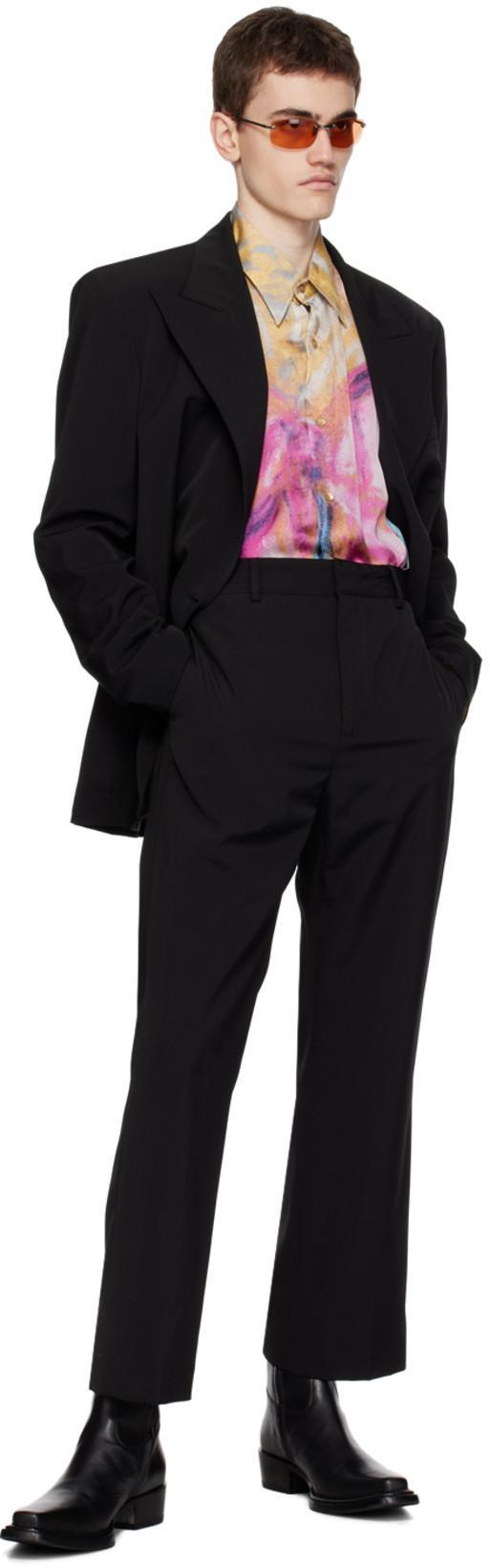 ACNE STUDIOS Straight Fit Cotton Jeans In Black